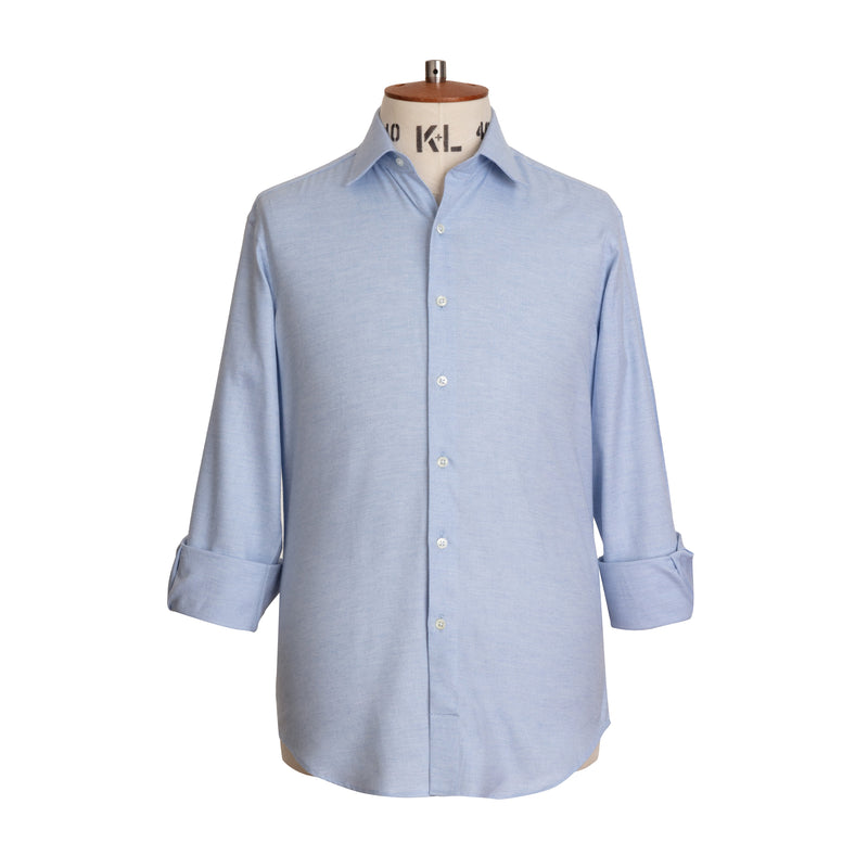 Plain Sky Brushed Cotton Shirt - New - Emma Willis