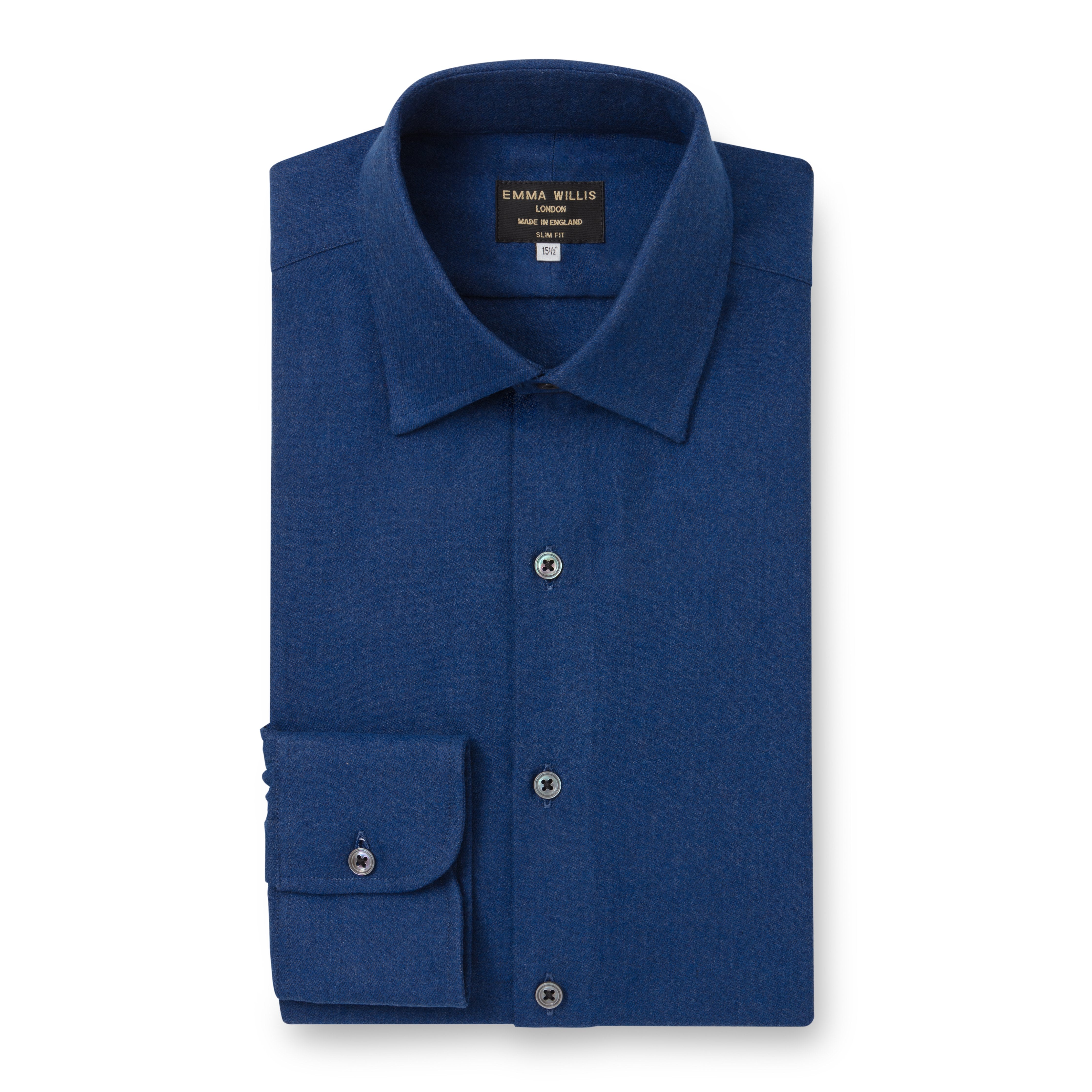 Prussian Brushed Cotton Shirt - Emma Willis