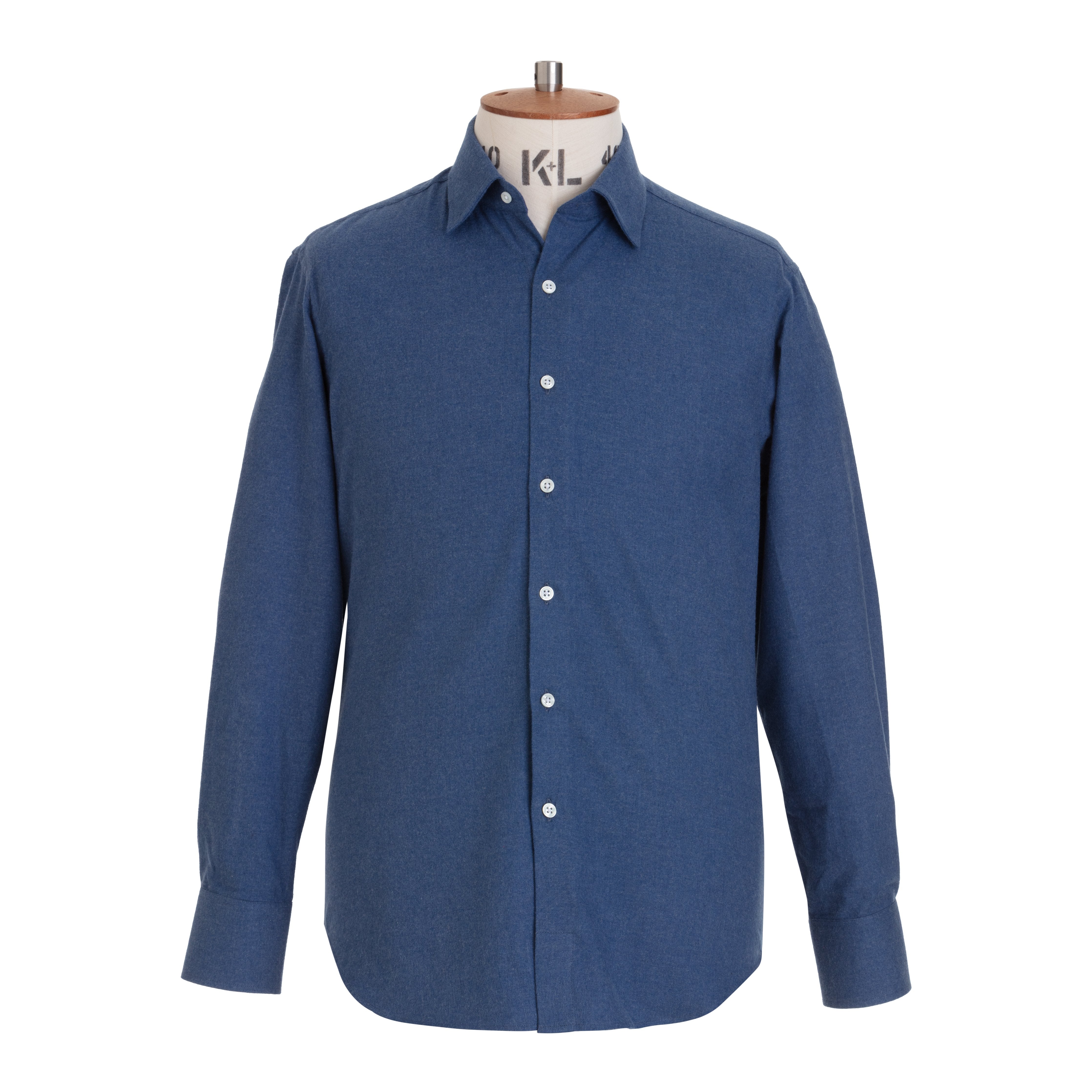Sapphire Brushed Cotton Shirt - Emma Willis