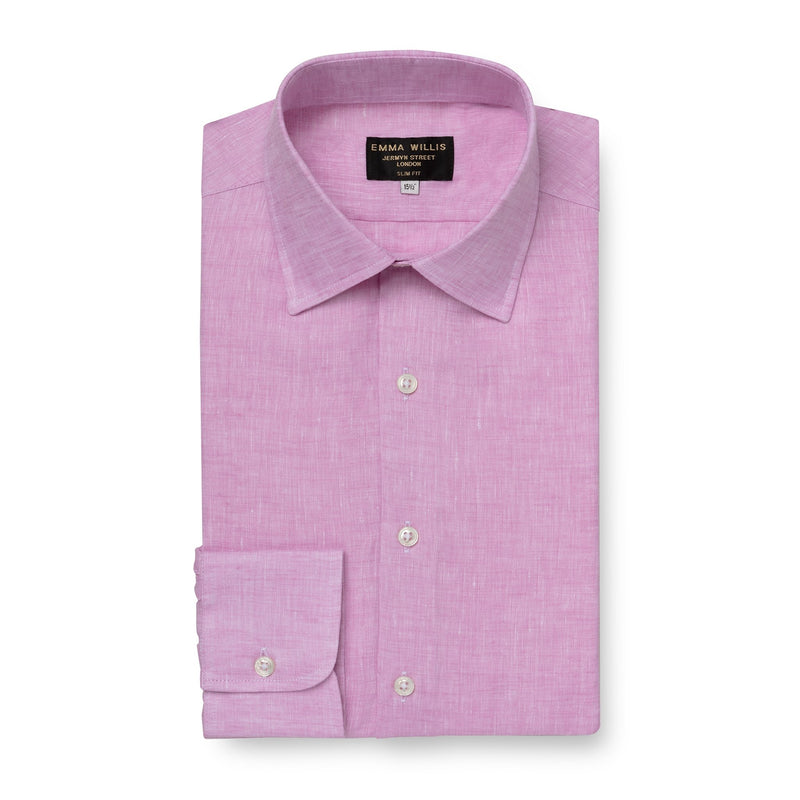 Shell Pink Linen Shirt - New - Emma Willis