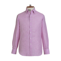 Shell Pink Linen Shirt - New - Emma Willis