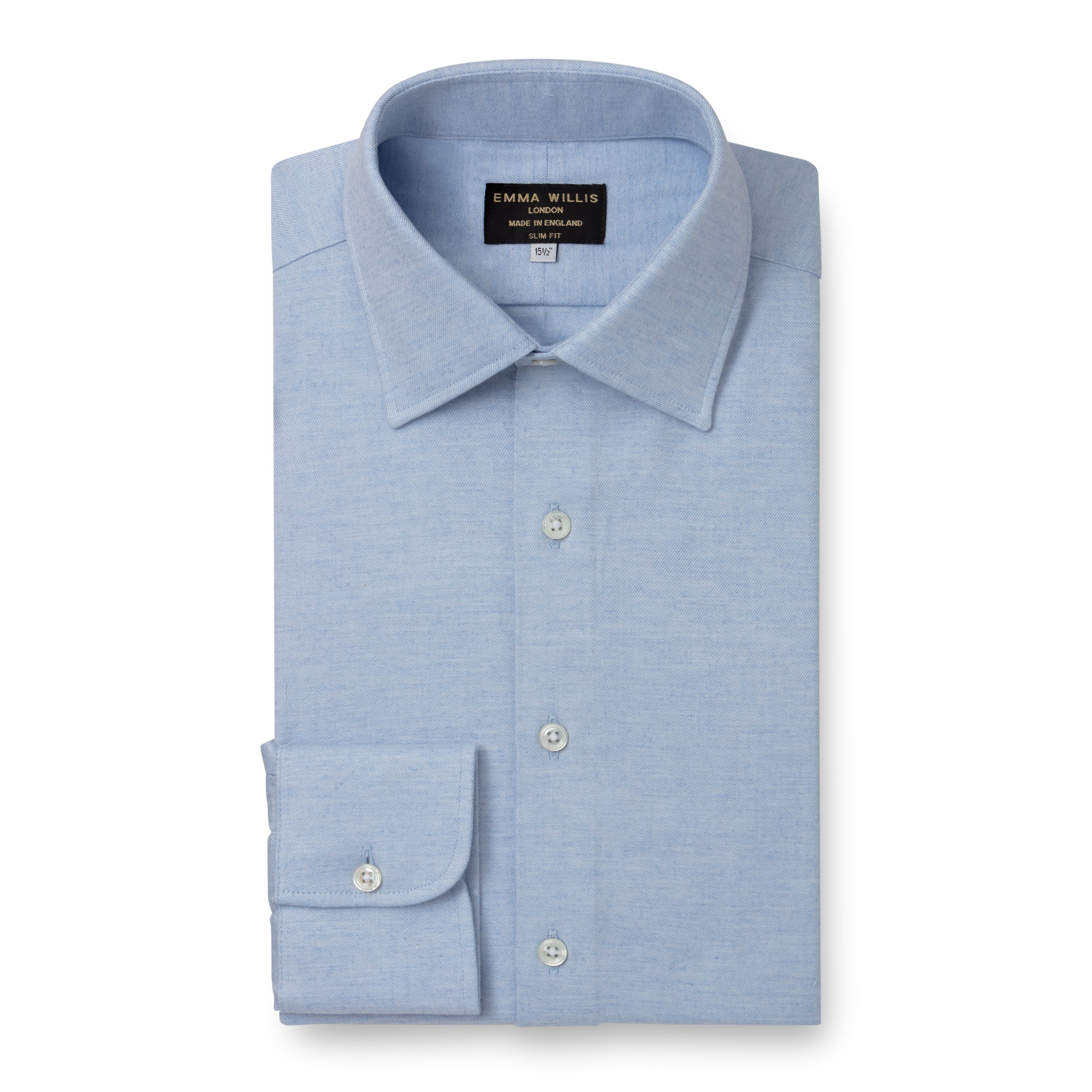 Sky Brushed Cotton Shirt - Emma Willis