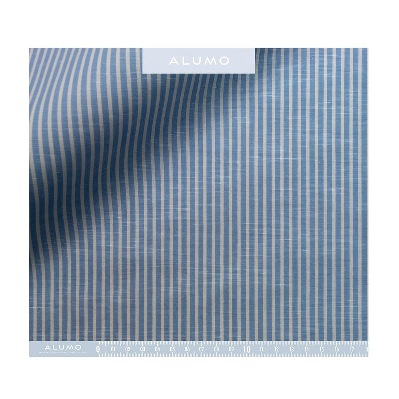 Sky/White Stripe Zephirlino Shirt - Bespoke - New - Emma Willis