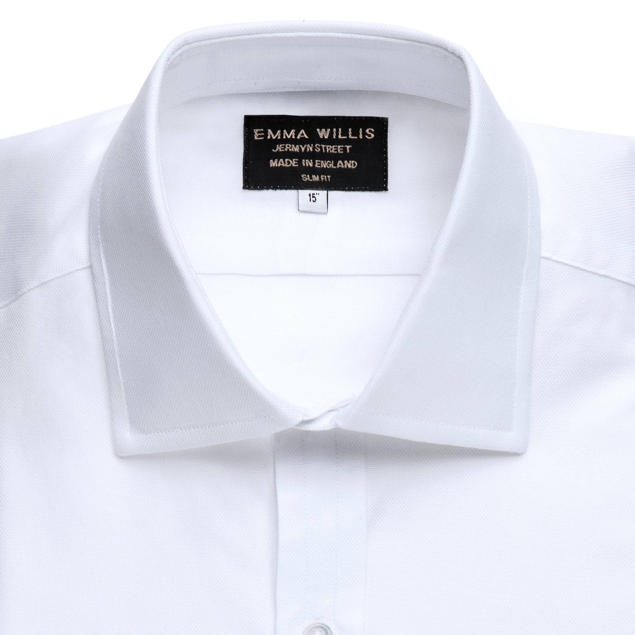 White Castello Cotton Shirt - Bespoke freeshipping - Emma Willis