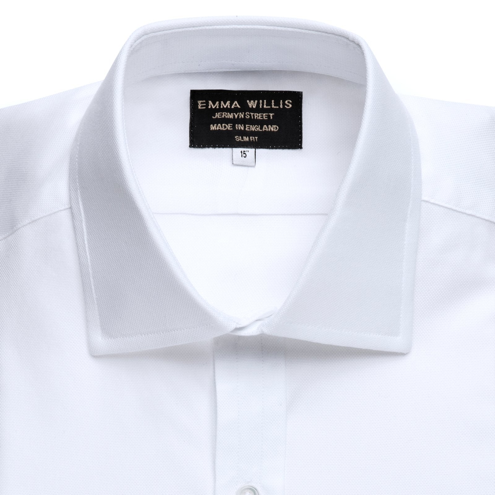 White Genio Cotton Shirt - Bespoke freeshipping - Emma Willis