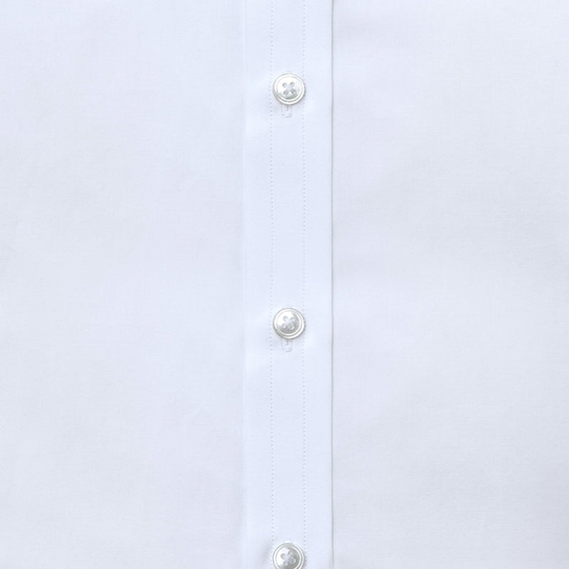 White Superior Cotton Shirt - Bespoke freeshipping - Emma Willis