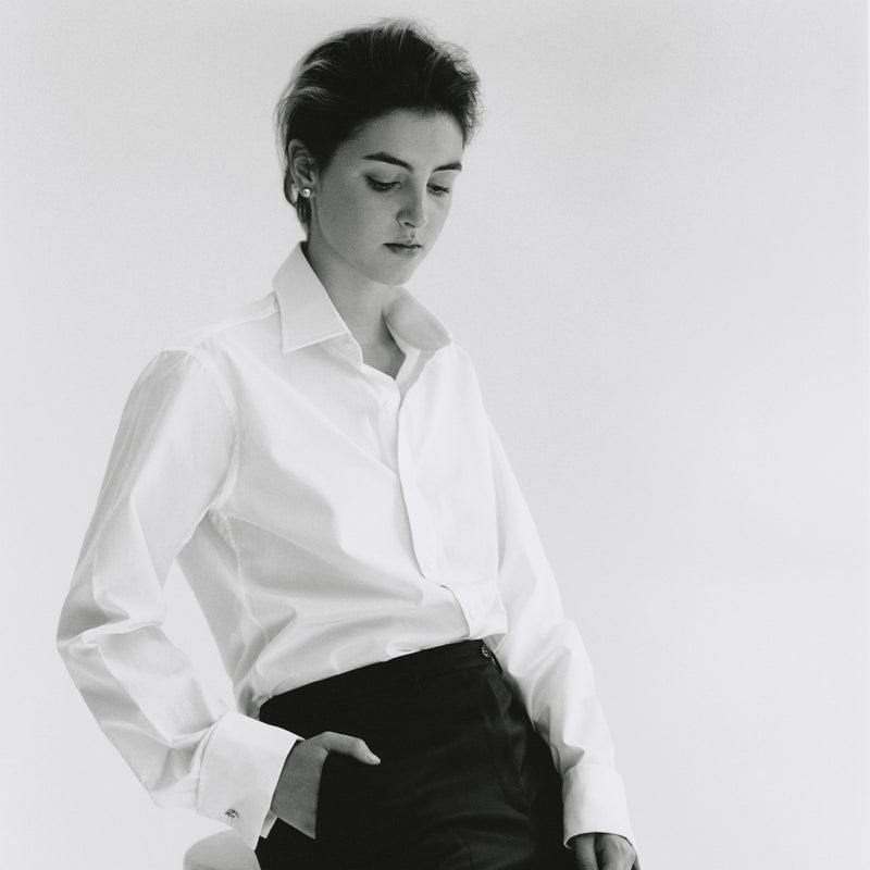 White Superior Jermyn Street Shirt freeshipping - Emma Willis