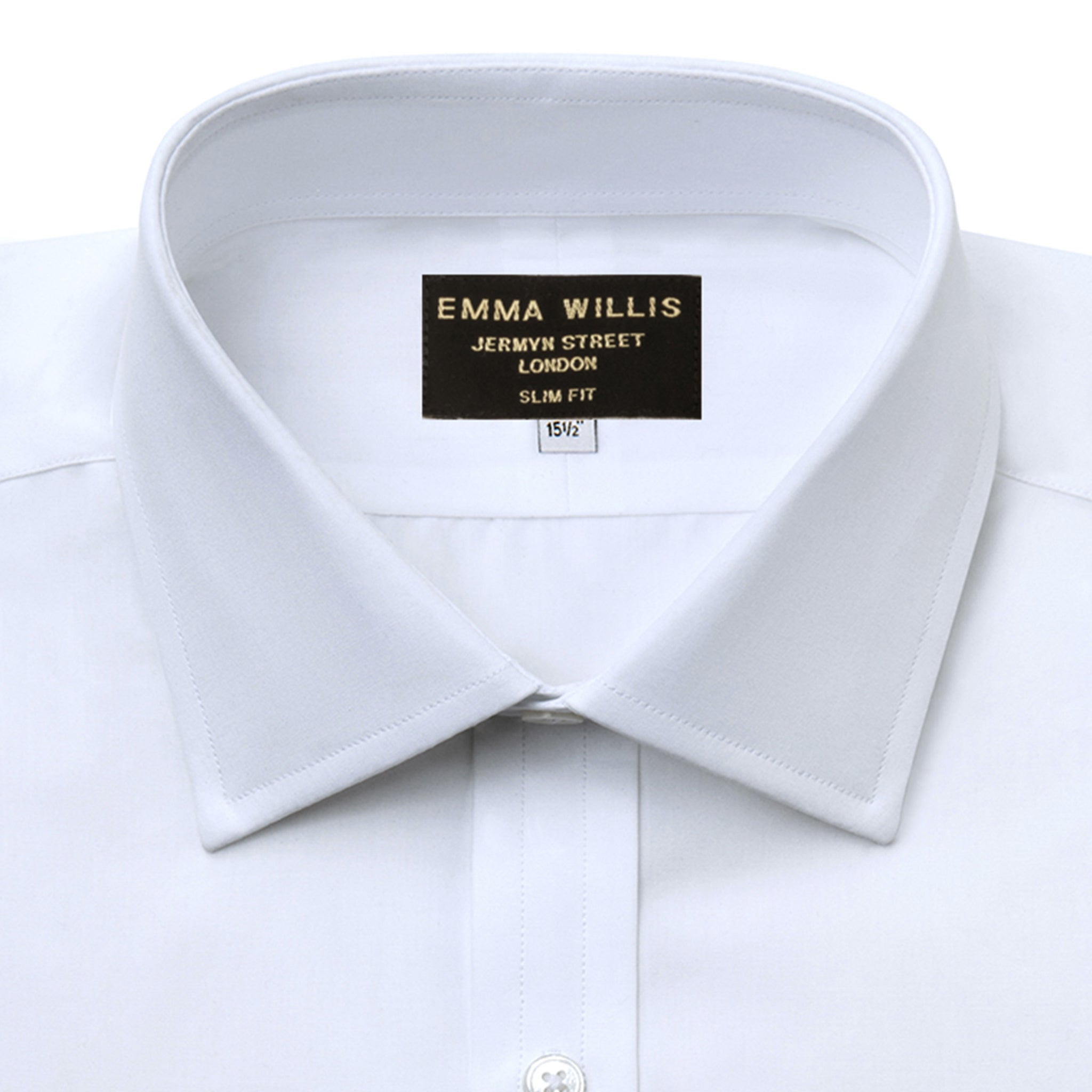White Supraluxe Cotton Shirt - Emma Willis
