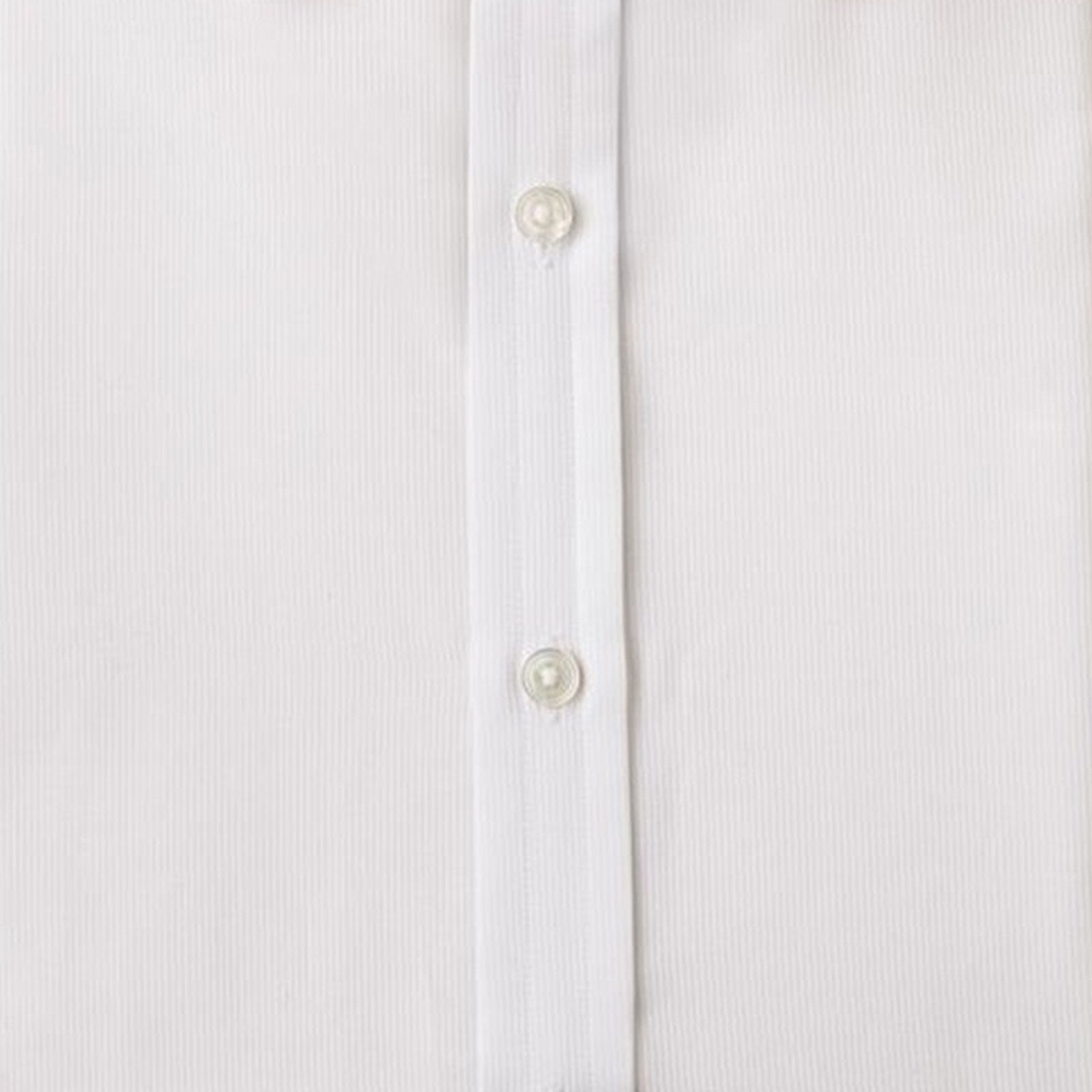 White Voile Compatto Cotton Shirt - Bespoke freeshipping - Emma Willis